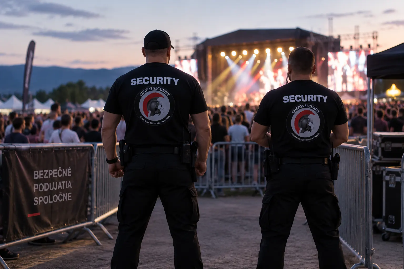 Strážna služba Custos Security na podujatí